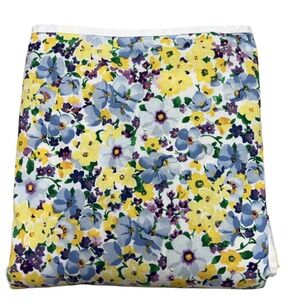 shower curtain HILFIGER 66x70 cotton tiny floral print cottage country boho